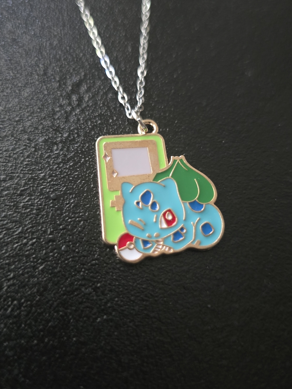 Pokemon Silver Tone Chain Necklace